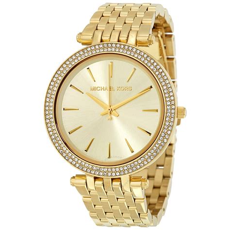 michael kors women's gold watch